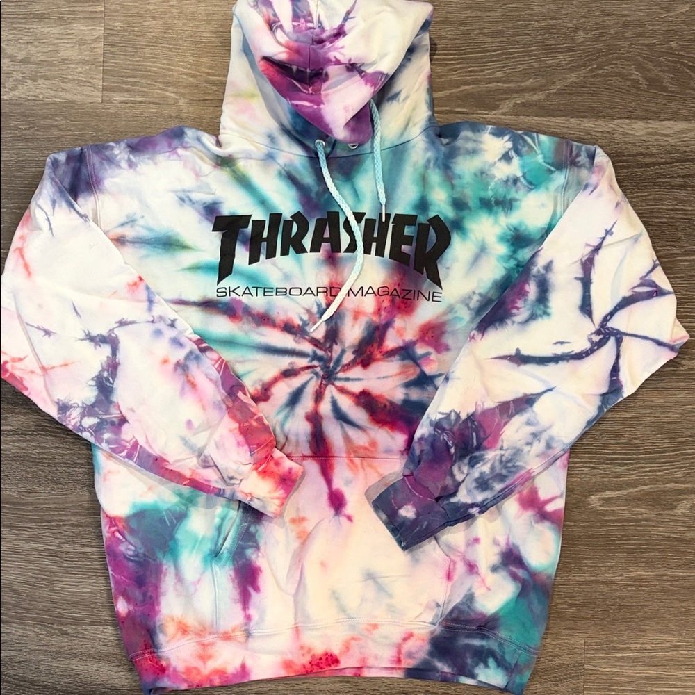 Thrasher Multicolor Tie-Dye Hoodie